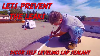 How to reseal a seam on your RV roof with DICOR Lap Sealant [upl. by Barkley]