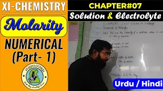 Numerical of Molarity  Part 1  CH7  XI  Chemistry [upl. by Poree]