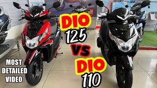 ₹16000 Ka Difference 😳🤔  Honda Dio 125 VS Honda Dio 110  Which DIO Is More VALUE FOR MONEY 💰 [upl. by Philbo508]