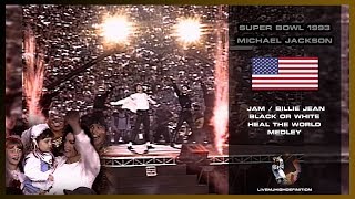 Michael Jackson  Super Bowl 1993 Performance  HD [upl. by Leiria]