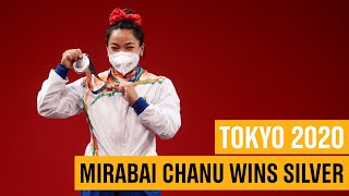 Mirabai Chanu wins silver for India 🥈🇮🇳  Weightlifting  Tokyo2020 Highlights [upl. by Arlette178]