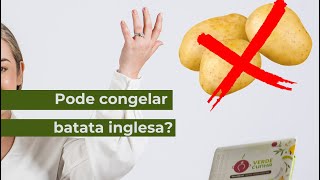 Pode congelar batata inglesa  Marmita fit [upl. by Savart]