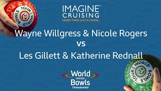 World Indoor Bowls Championship 2024 WWillgress amp NRogers vs LGillett amp KRednall  Day 8 Match 3 [upl. by Dieball]