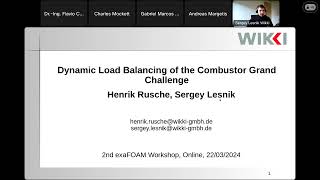 2nd exaFOAM Workshop March 2024  Dynamic Load Balancing of the Combustor GC [upl. by Friedlander672]