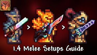 Melee Loadouts Guide  Calamity Mod v20 Terraria 14 Update [upl. by Adlen413]