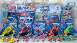 Paw Patrol toy Collection and Lookout Tower and Aqua Pups toy unboxing no talking toy review ASMR [upl. by Silecara]