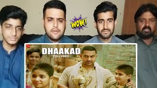 Pakistani Reaction on dangal movie Dhaakad Song 🎵 [upl. by Atneciv673]