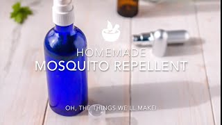 Homemade Mosquito Repellent Spray Recipe [upl. by Cathyleen641]