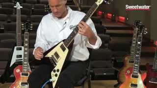 Gibson Flying V History 2014 Guitar Demo  Sweetwater Sound [upl. by Noramac]