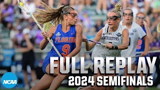 Northwestern vs Florida 2024 NCAA DI womens lacrosse semifinals  FULL REPLAY [upl. by Alekahs]