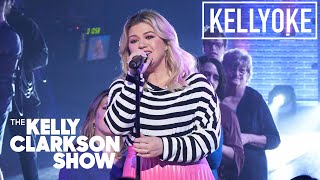 Kelly Clarkson Covers Hopelessly Devoted To You By Olivia NewtonJohn  Kellyoke [upl. by Eikram585]