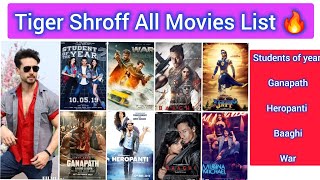 Tiger Shroff All Movies List Hit and Flop  Tiger Shroff Movie list [upl. by Endaira947]