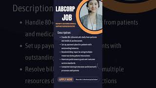 LabCorp Is Hiring Now Remote Customer Service Support Representative – Labcorp Work From Home [upl. by Inttirb]