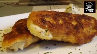 Cómo hacer Pechugas de pollo a la Villaroy  Pechugas de pollo con Bechamel  Receta fácil [upl. by Kennith]