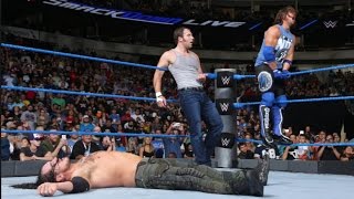 Dean Ambrose vs Baron Corbin SmackDown Live Aug 30 2016 Full HD [upl. by Htiekal638]