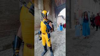 Grazzano viscomics 2024 cosplay cosplayer deadpool wolverine [upl. by Nick]