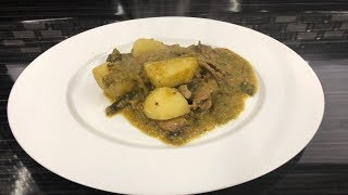 Carne En salsa verde Con chile poblano [upl. by Noynek]