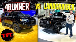 2024 Toyota Land Cruiser vs 4Runner TRD Pro Which Way Would You Spend 55K [upl. by Giorgio]