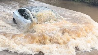 Rufford Ford  Vehicles vs DEEP water compilation  106 [upl. by Nancee]