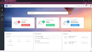 ManageEngine ServiceDesk Plus Cloud Self Service portal [upl. by Mazlack]