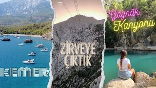 KEMER GEZİLECEK YERLER ⎮Göynük Kanyonu ⎮Olympos Teleferik ⎮Phaselis [upl. by Aelak]