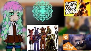 Hashira React To FNAF Songs ‘ Always Come Back’ And FNAF Song 3 ‘Die In A Fire’  KNY  Gacha Empire [upl. by Esertak]