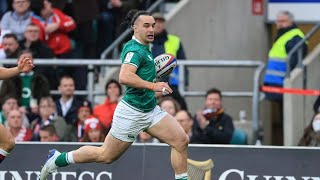 James Lowe  Jacob Stockdale  Mac Hanson  Calvin Nash  Baloucoune  Irish Rugbys Wingers [upl. by Ardnaek]