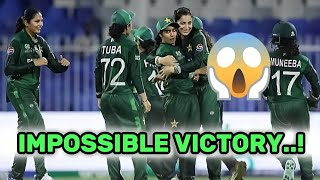 Pakistan Women Incredible Victory Vs Srilanka 🥵🥵 [upl. by Amaj]