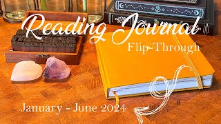 2024 Reading Journal MidYear Flip Through [upl. by Burkle]