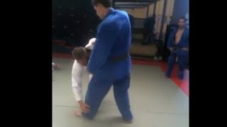 KIBISU GAESHI Ankle pick JUDO Throw [upl. by Eiramyelhsa13]