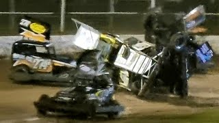 Huntly Speedway  New Zealand Superstocks 2023 Qualifying Highlights  3323 [upl. by Ecirtahs]