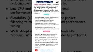 What is BPF   Berkeley Packet Filter  Info  Packet Capture  Network  Info Bytes  Karthik SR [upl. by Buine499]