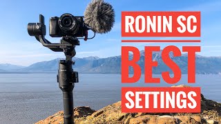 DJI Ronin SC Settings and App Walkthrough [upl. by Magnien760]