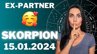 SKORPION ♏️🔴 DEIN EX WIRD SICH MELDEN 😨 Horoskop  15Januar 2024 skorpion tarot [upl. by Yragerg]