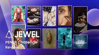 PENUP Challenge Review  Lets Draw Jewel [upl. by Idnim]