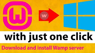 with just one click How to download and install Wamp server 320 on windows 10 64 bit 2020 [upl. by Bena]