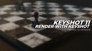 Luxion Keyshot 11 Introduction  Texturing  Rendering [upl. by Oenire]