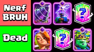 Ranking ALL 20 Card Evolutions in Clash Royale TIER LIST [upl. by Aynotal]