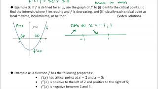 43ii The First Derivative Test Example 3 [upl. by Aiduan379]