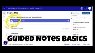 Edgenuity Guided Notes Basics [upl. by Donall]