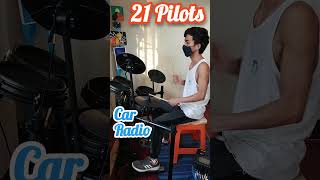 Twenty One Pilots Drum Cover Car Radio [upl. by Imar723]