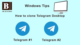 1 How to clone Telegram Desktop​  How to get 2 or more telegram apps in PC [upl. by Enelyw]