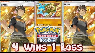 This Brock Deck Won 80 Of My Games  Pokemon TCG Pocket [upl. by Nani]