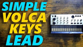 Simple Volca Keys Lead Patch [upl. by Adnov221]