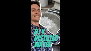 DIY HOW TO Make Distilled Water at Home Cheap Quick amp Easy shorts [upl. by Keene]