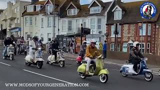 Brighton Mod Weekender ‘Wacky Races’ Ride Out [upl. by Dalenna]