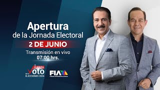 EN VIVO LaFuerzaDeTuVoto  Transmisión especial del inicio de las elecciones en México 2024 [upl. by Xena]