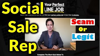 Social Sale Rep Reviews  Socialsalerep scam explained [upl. by Llirred615]