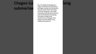 What is Chagos Archipelago [upl. by Ennoved684]