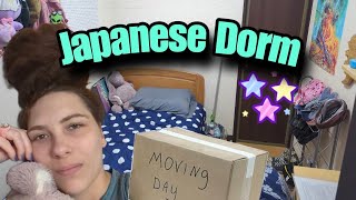 Tokyo School Dorm MoveIn Day🇯🇵🎒✏️📚 Foreign Student Vlog [upl. by Ullman]